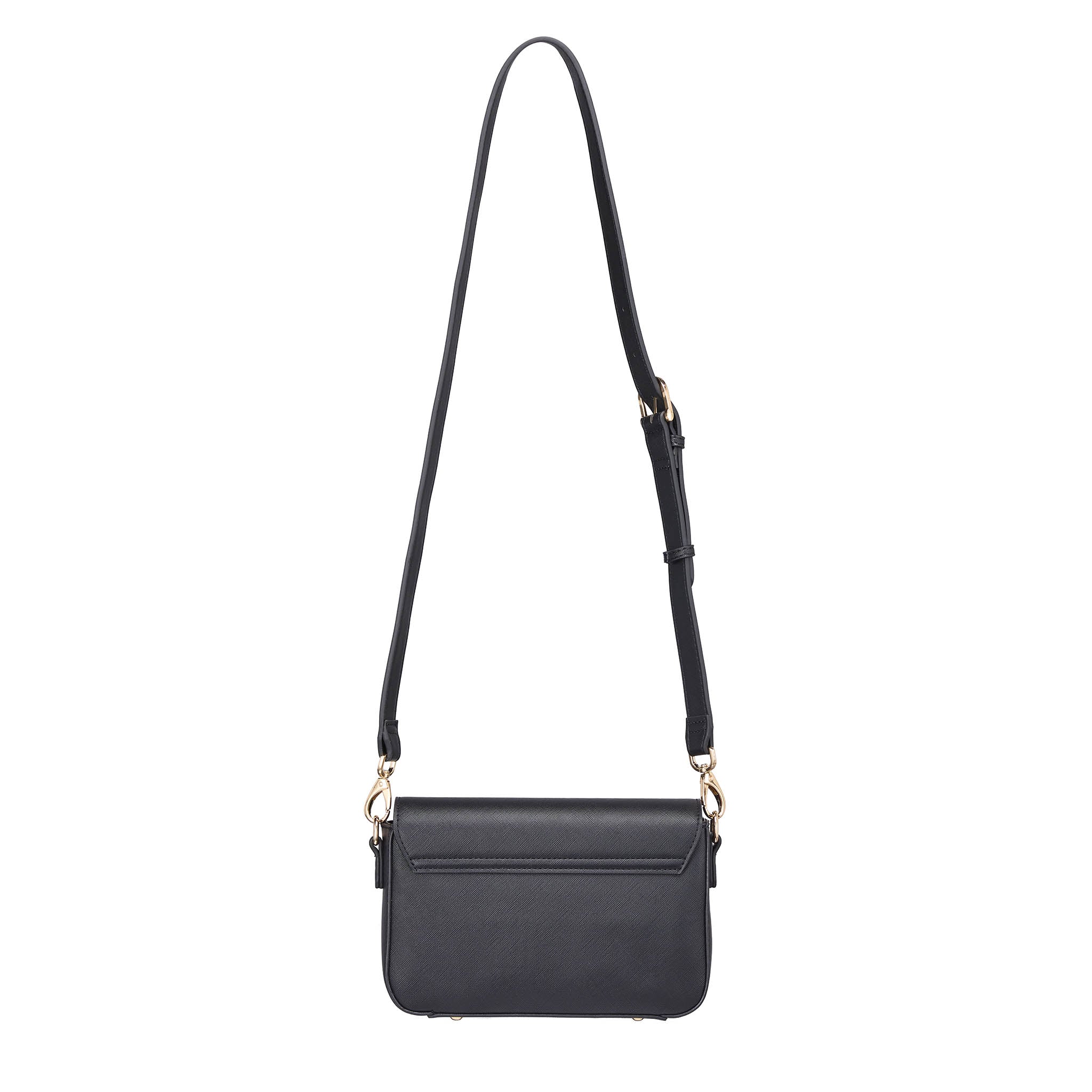 Womens Valentino Black Zero RE Flap Shoulder Bag