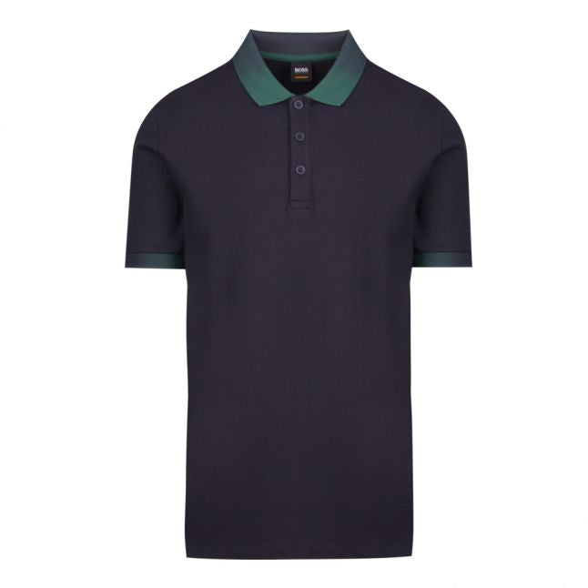 Casual Mens Dark Blue Playlist S/s Polo Shirt