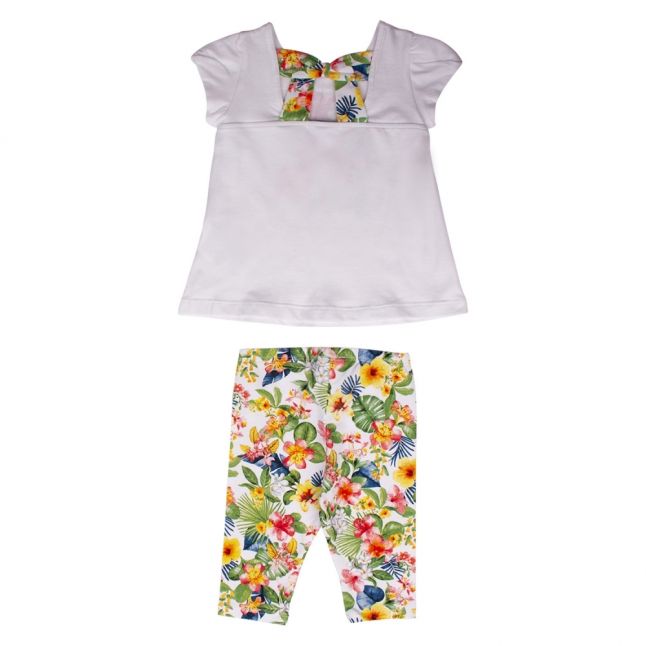 Infant Geranium Tropical T Shirt & Leggings Set