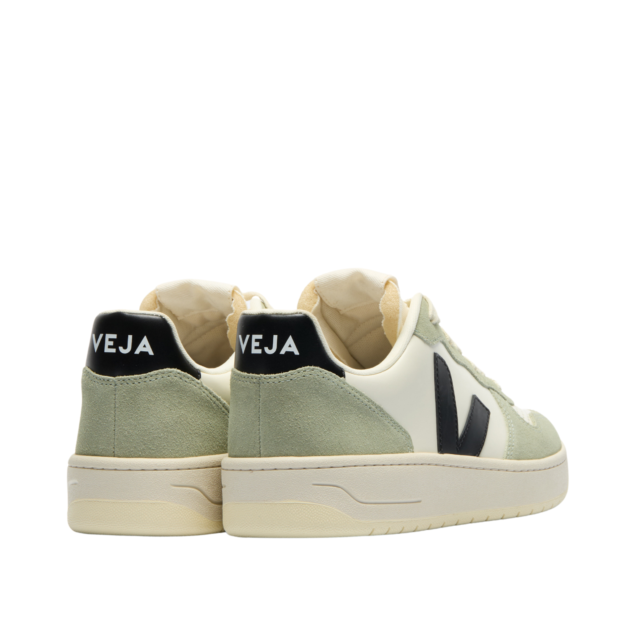 Womens VEJA Pure Black/Clay V-10 Trainers