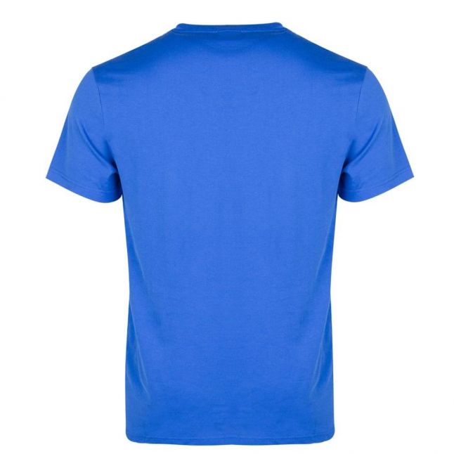 Mens Medium Blue Beach Big Logo S/s T Shirt