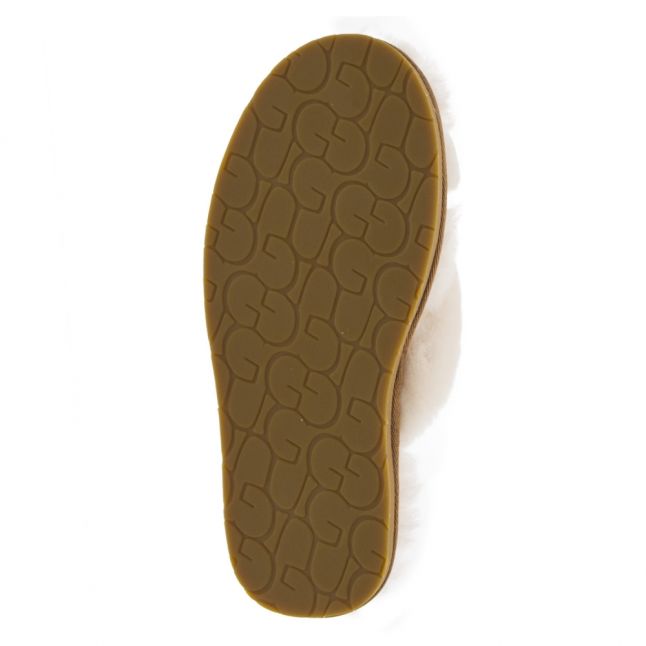 Womens Natural Abela Slide Slippers