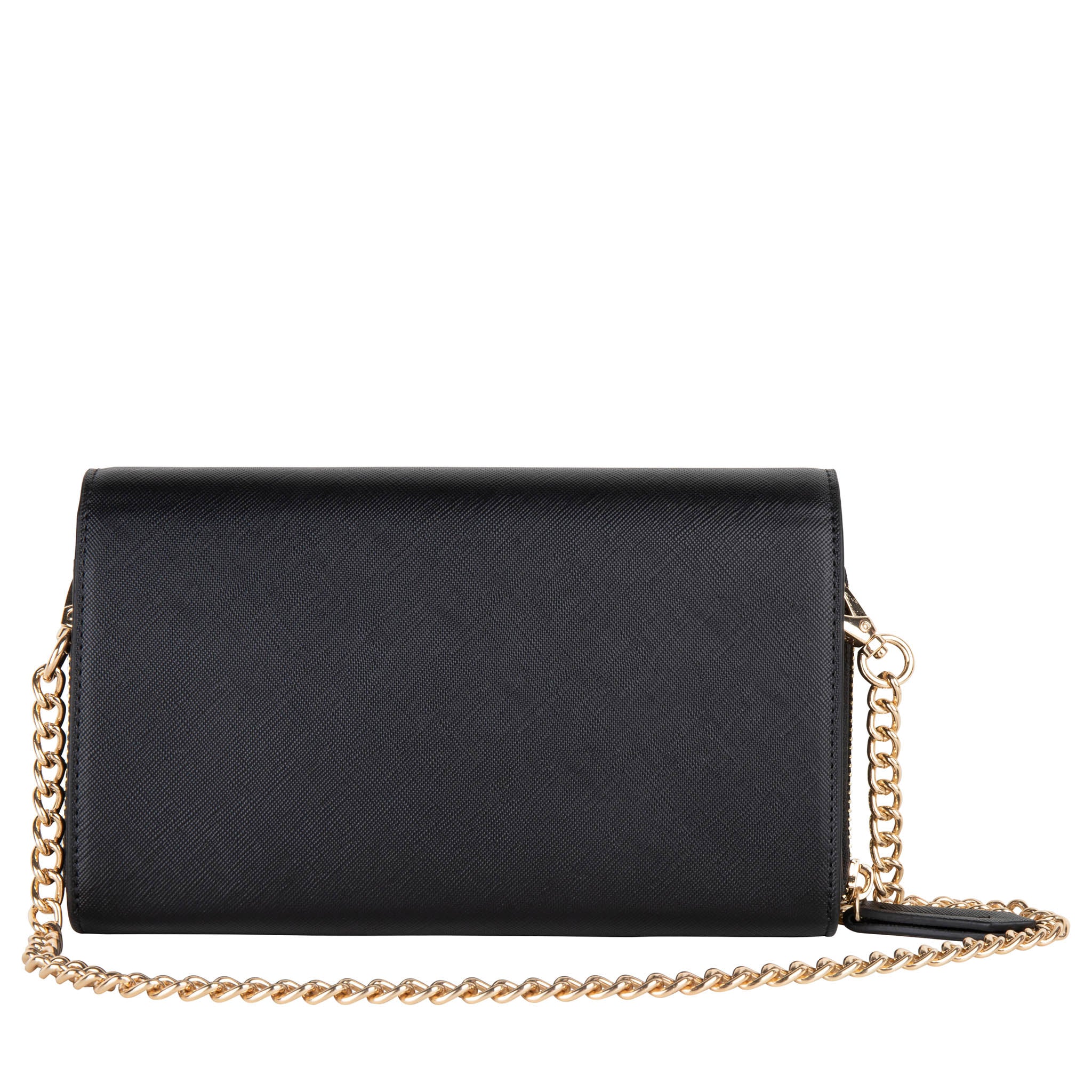 Womens Valentino Black Zero RE Purse with Chain