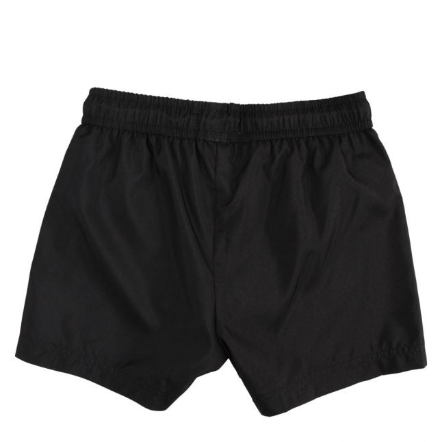 Boys Black Hidden Toy Logo Swim Shorts