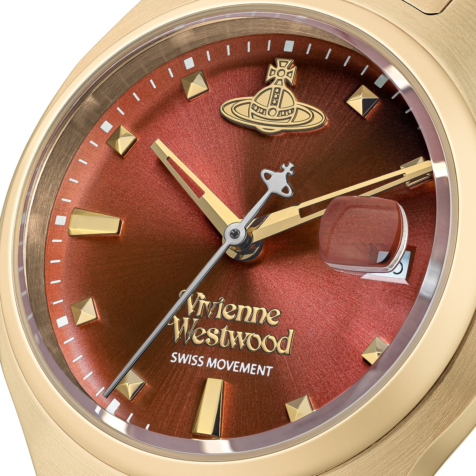 Womens	Vivienne Westwood Gold/Red Little Camberwell Bracelet Watch