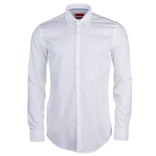 Mens Open White C-Joey Slim L/s Shirt