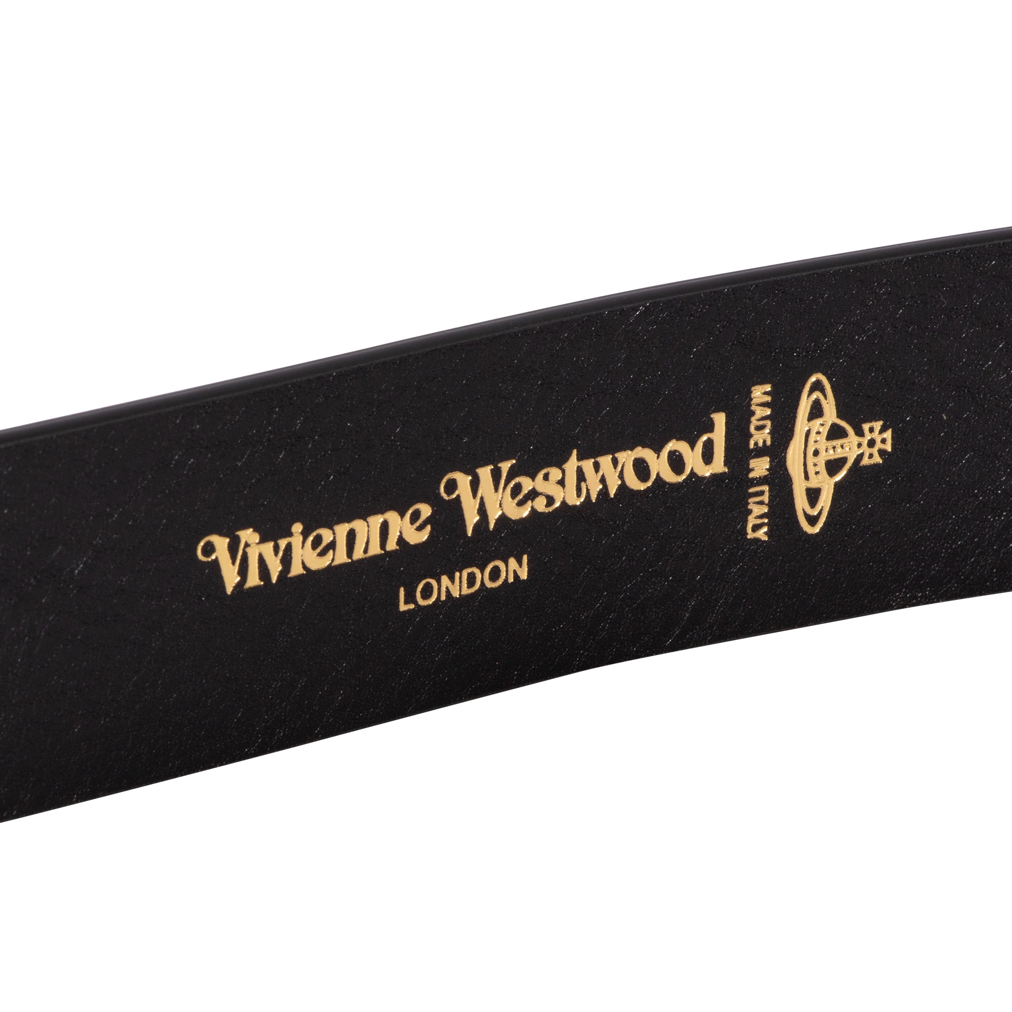 Womens	Vivienne Westwood Black Leather Wide Belt w/Lock