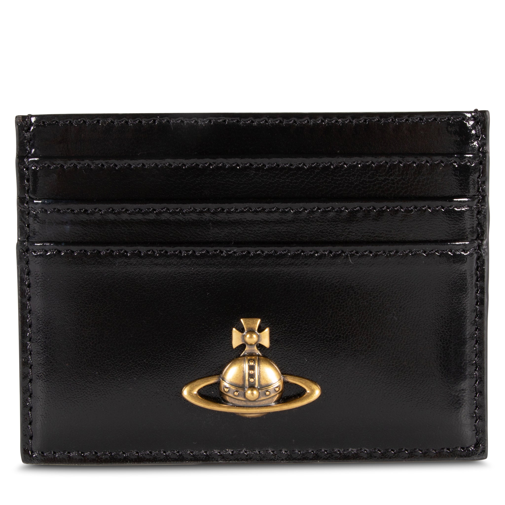 Womens	Vivienne Westwood Black Orb Card Holder