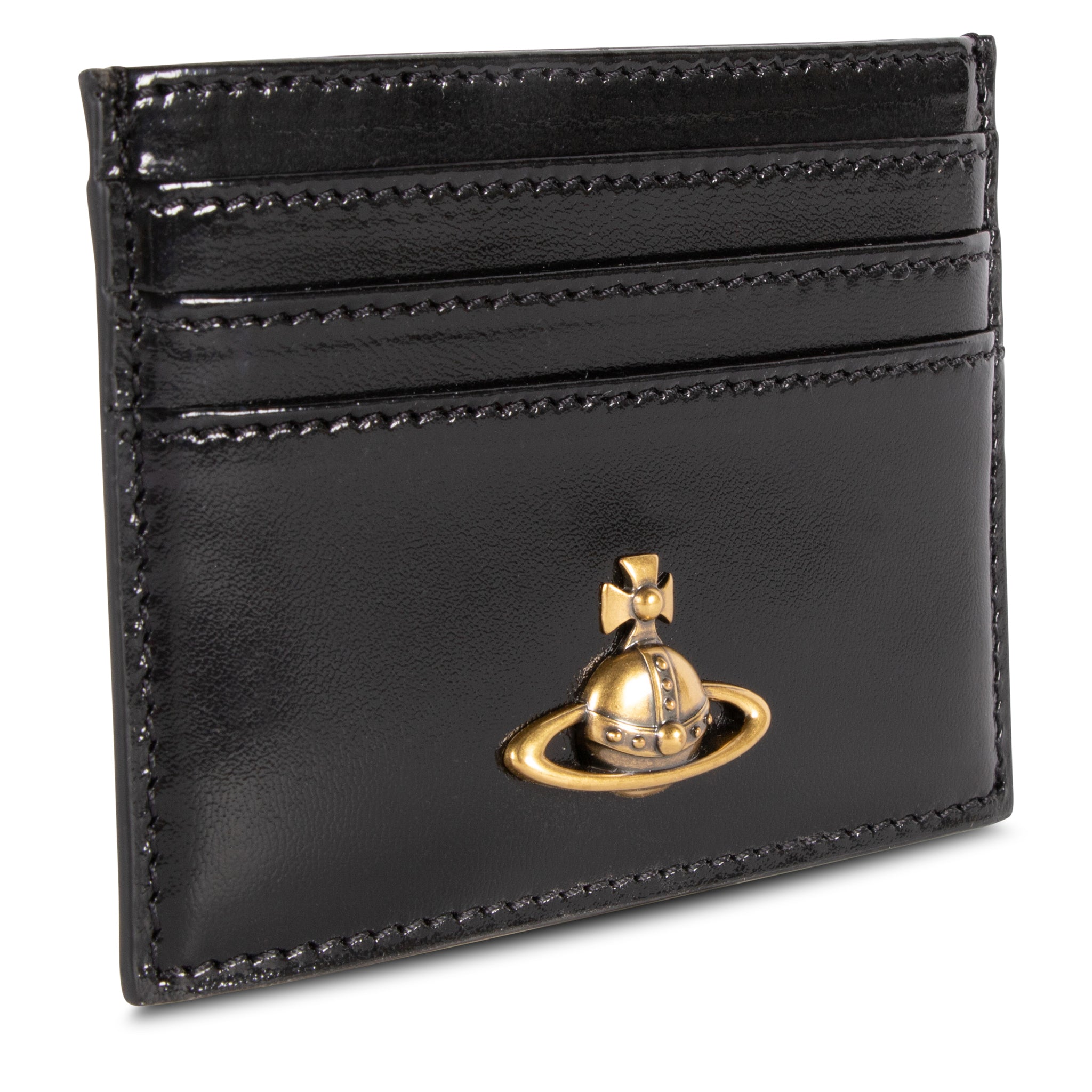 Womens	Vivienne Westwood Black Orb Card Holder