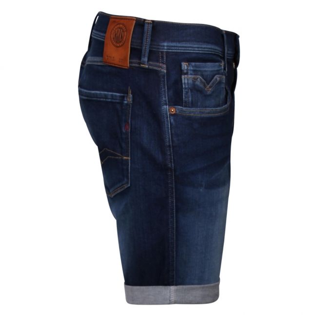 Mens Blue Anbass Hyperflex Denim Shorts