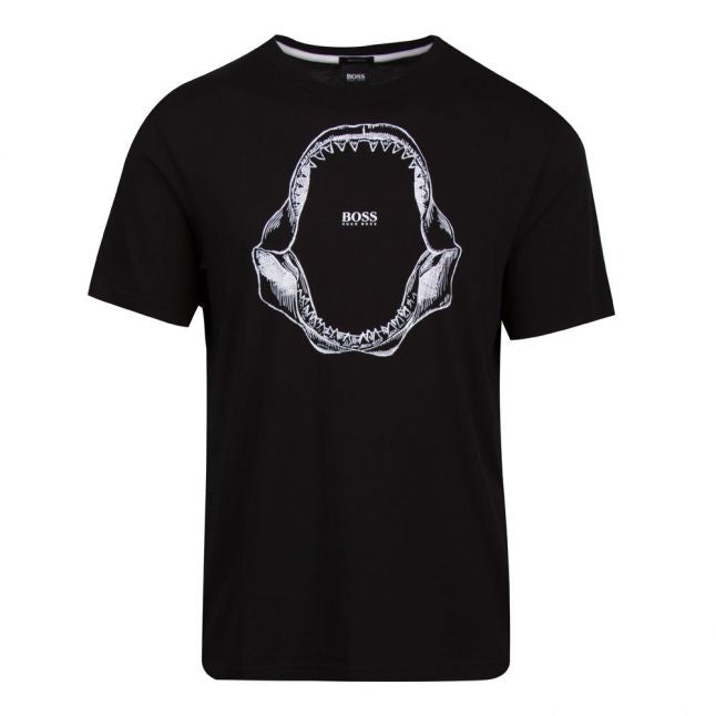 Casual Mens Black Tima 2 Jaws S/s T Shirt