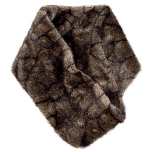 Womens Elk Greystones Faux Fur Snood