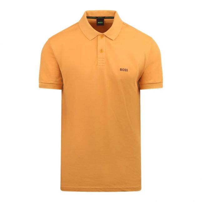 Mens BOSS Gold Piro S/s Polo Shirt