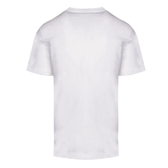 Mens White Big Croc Regular Fit S/s T Shirt