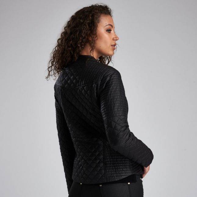 Womens Black Ronda Quilted Jacket