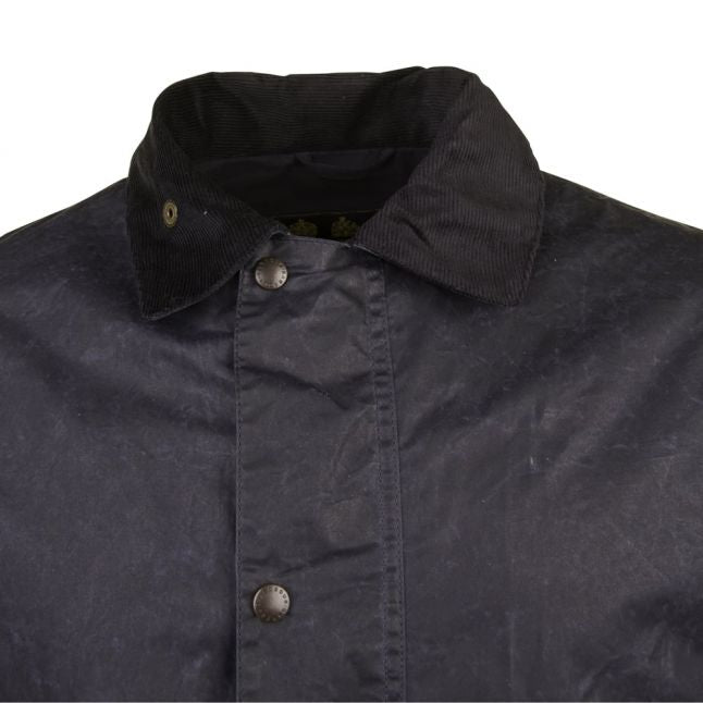 Heritage Mens Navy Binnacle Waxed Jacket