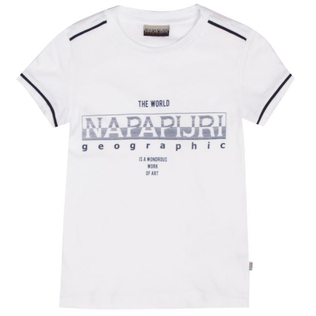 Boys Bright White Sebyl S/s T Shirt