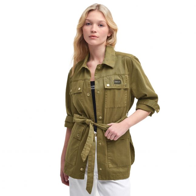 Womens Golden Khaki Collins Utility Casual Jacket