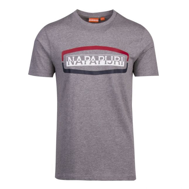 Mens Medium Grey Melange Sogy Logo S/s T Shirt