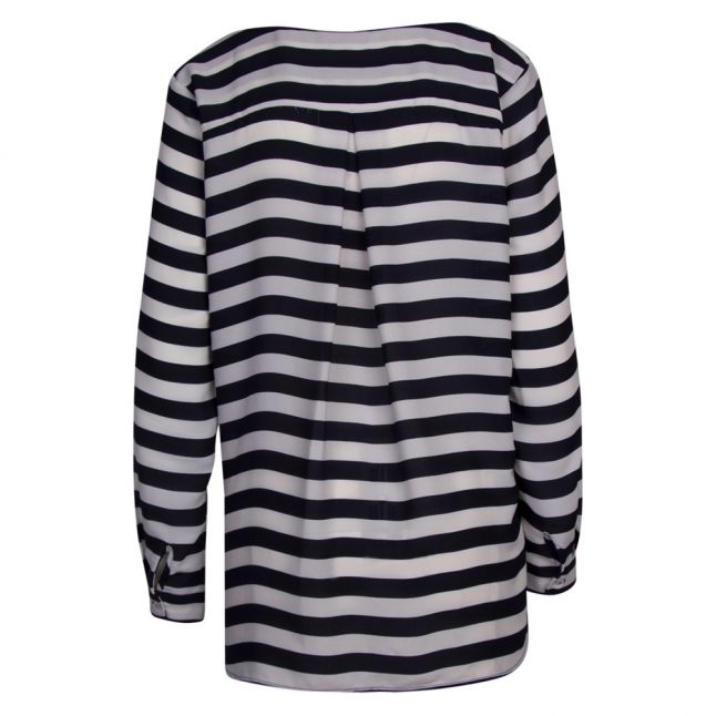 Womens Cloud Dancer Vilucy Stripe Blouse