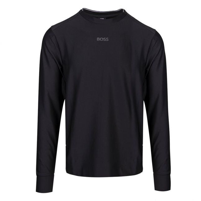 Mens Black Salbo Gym Sweat Top