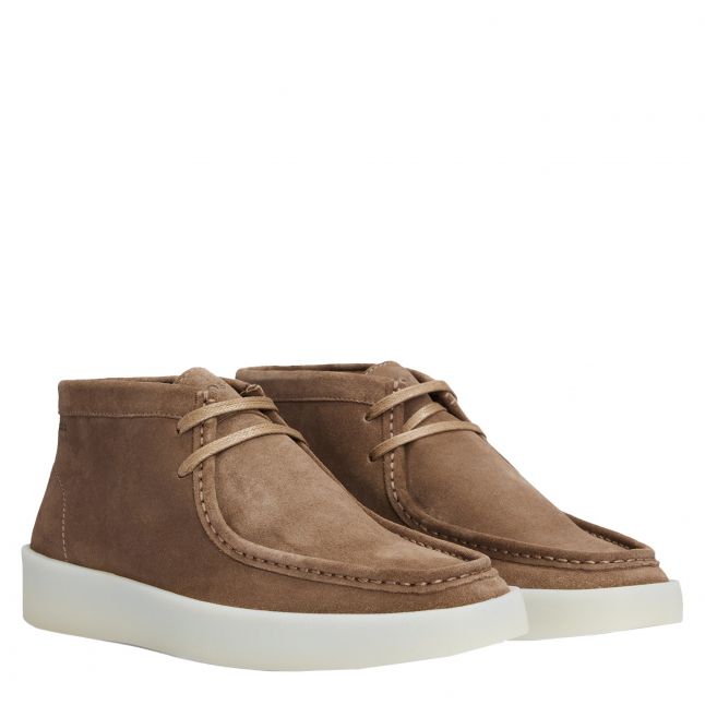 Mens BOSS Medium Beige Clay Chukka Boots