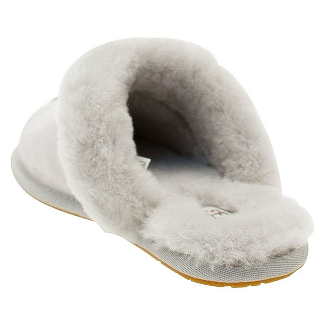 Womens Grey Violet Scuffette II Slippers