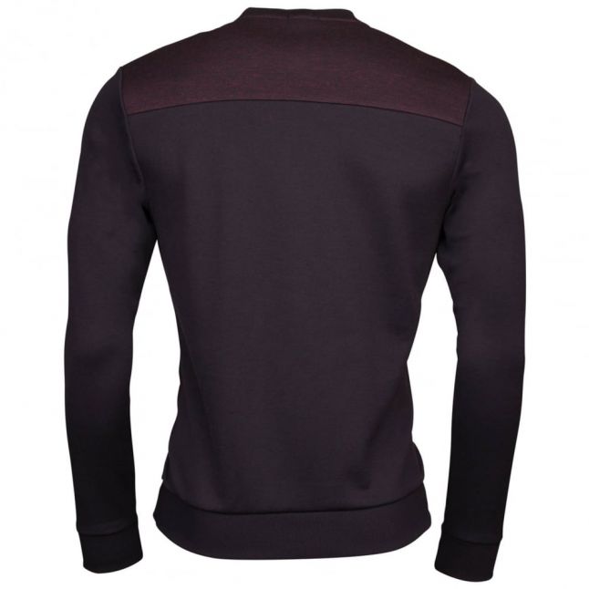 Athleisure Mens Black Salbo Crew Sweat Top