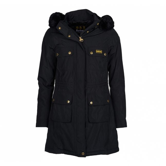 Womens Black Imatra Waterproof Coat