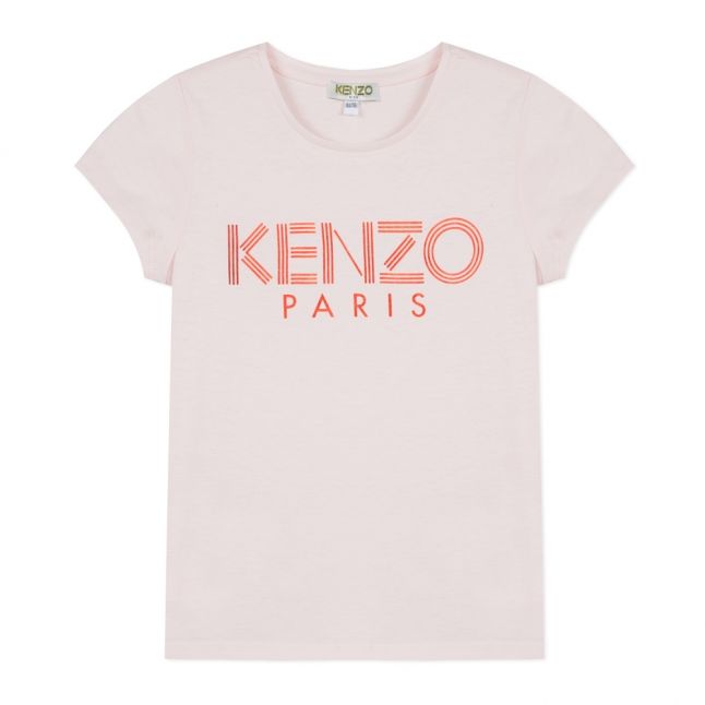 Junior Light Pink Logo S/s T Shirt