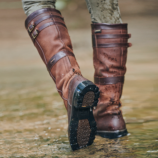 Womens Walnut Longford Boots