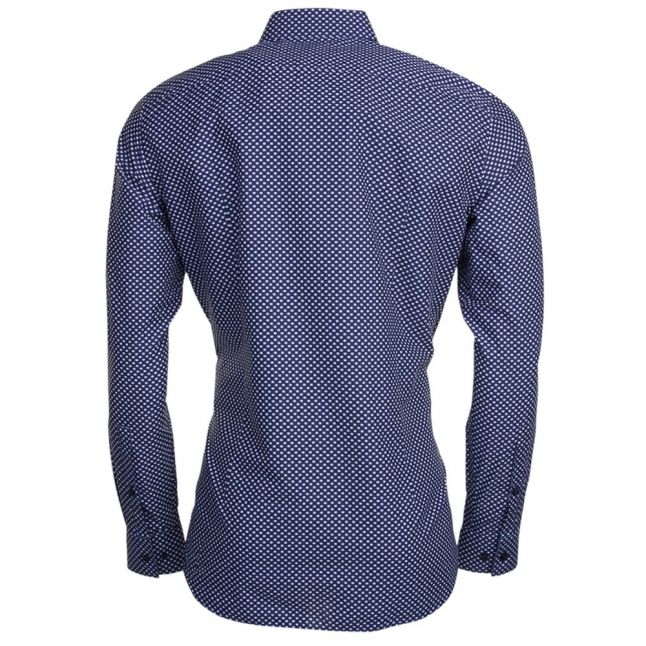 Mens Navy C-Jason Slim Fit L/s Shirt