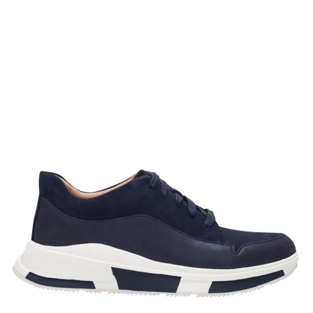 Womens Midnight Navy Freya Suede Trainers