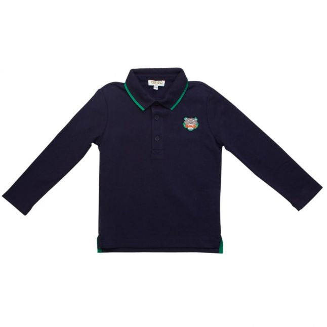 Boys Ultra Navy Polo 2 L/s Polo Shirt