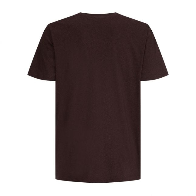 Mens Oxblood Heather Pocket S/s T Shirt