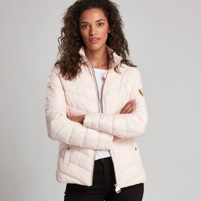 Womens Cameo Pink Aubern Quilted Jacket