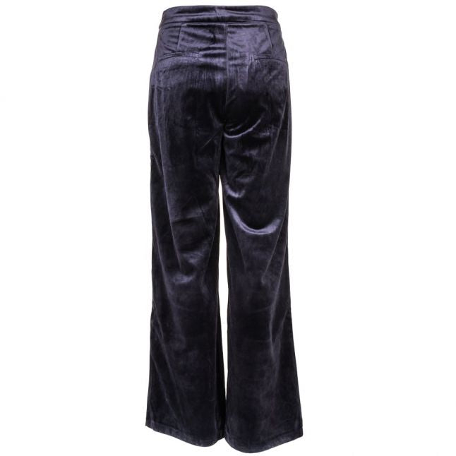 Womens Black Vitamiko Velvet Pants