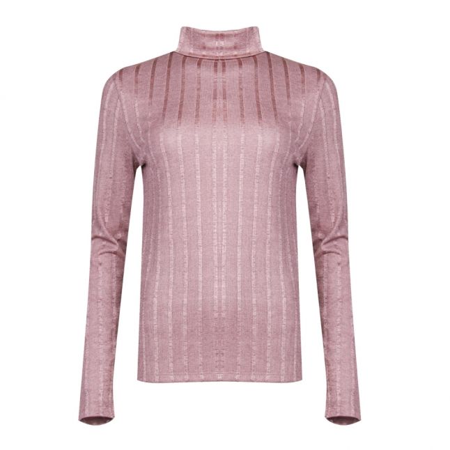 Womens Ash Rose Vilinette Rollneck L/s Top