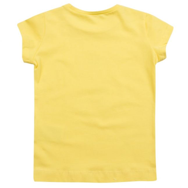 Girls Yellow Ice Cream Sundae S/s T Shirt