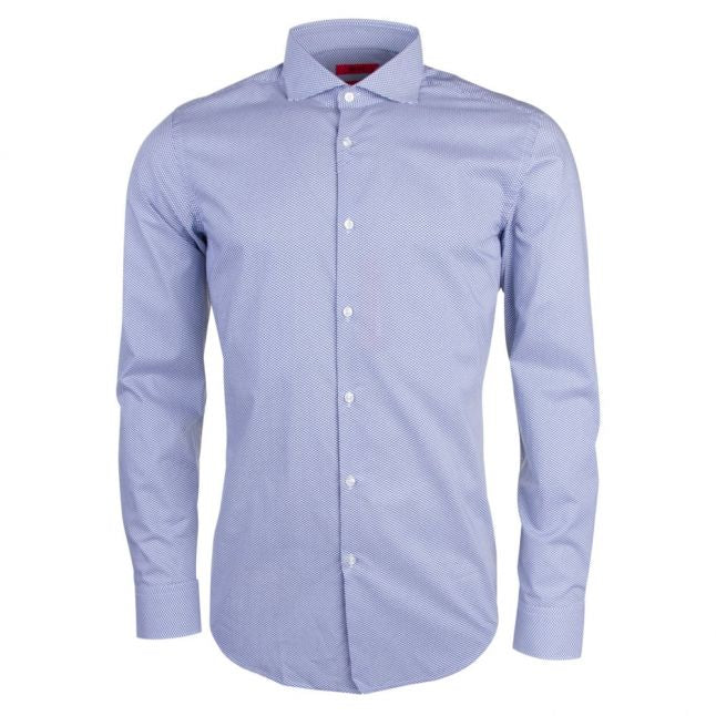 Mens Bright Blue C-Jason Slim L/s Shirt