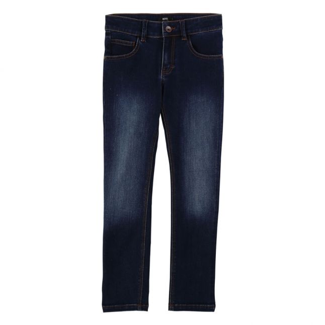 Boys Rinse Branded Pocket Slim Fit Jeans