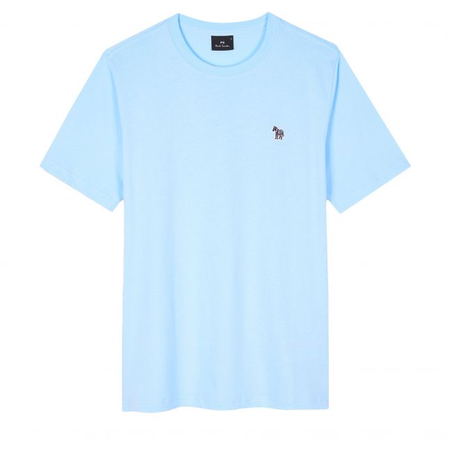 Mens Light Blue Zebra Reg Fit S/s T Shirt