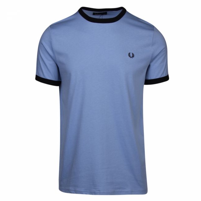 Mens Sky Ringer S/s T Shirt