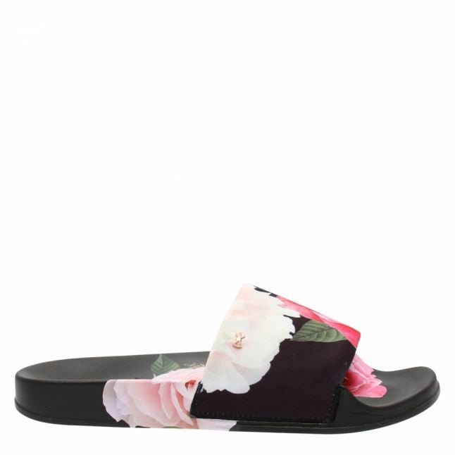 Womens Magnificent Black Avelini Printed Slides