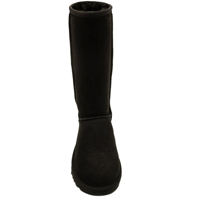 Black leather uggs tall hotsell