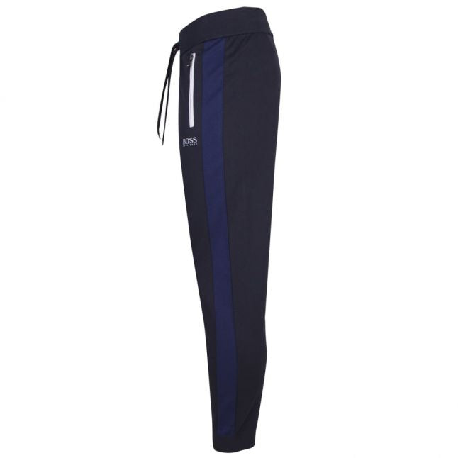 Mens Dark Blue Zip Pocket Sweat Pants