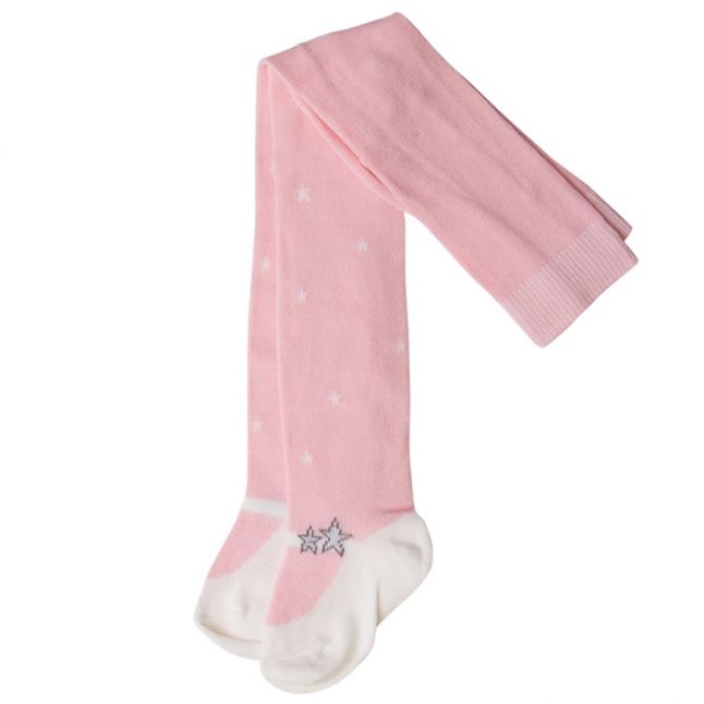 Baby Rose Jacquard Tights