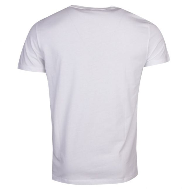 Casual Mens White Tauno 7 S/s T Shirt