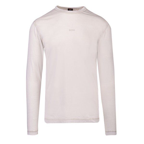 Mens Light Beige Tokkslong L/s Tee T Shirt