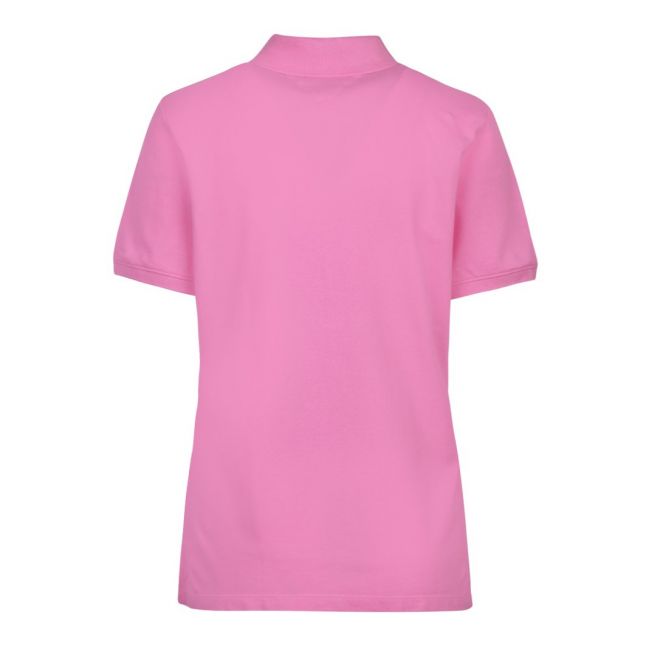 Womens Pink Daisy Slim Fit S/s Polo Shirt